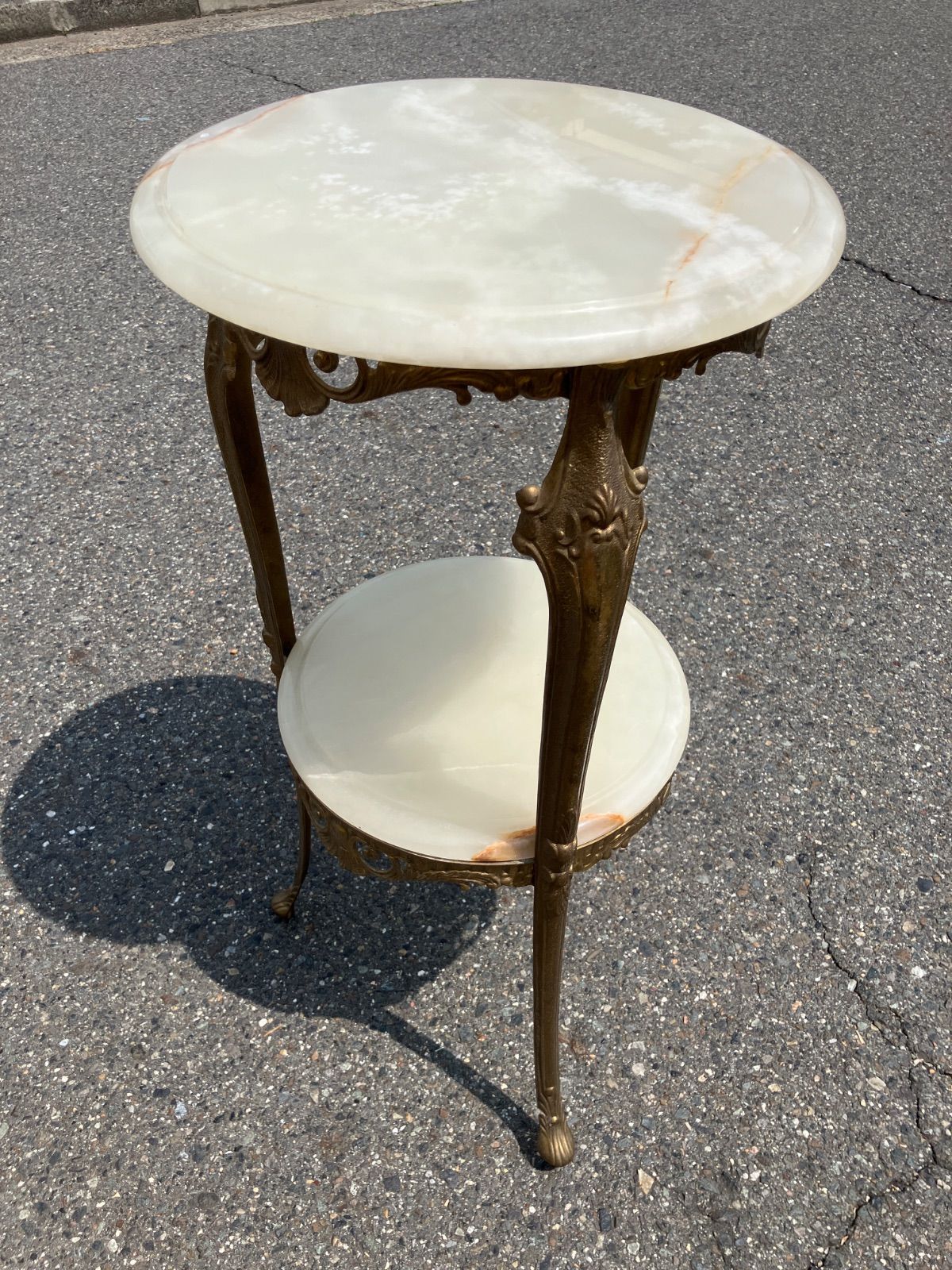 IKEA STRIND ガラステーブル 円形テーブル イケア STRIND ストリンド