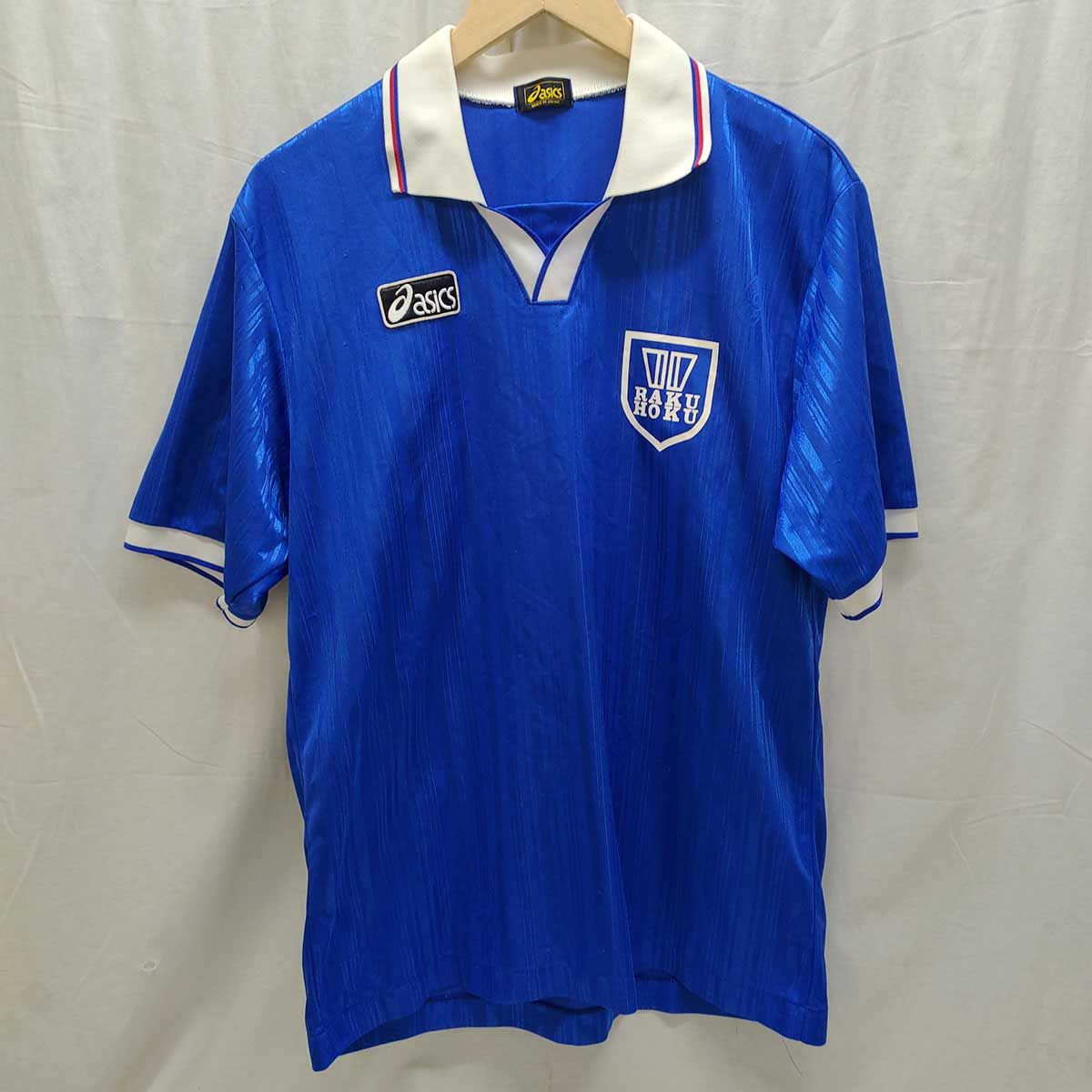京都府立洛北高等学校 サッカー部 ユニフォーム #69 サイズL 実使用 支給品 アシックス メンズ