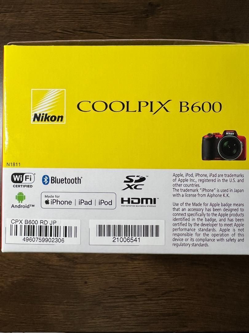 nikon coolpix b600 bluetooth