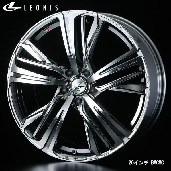 WEDS レオニスAR 16x5.0J+45 4H/100 BMCMC/ブラックメタルコートミラーカット (4本) 