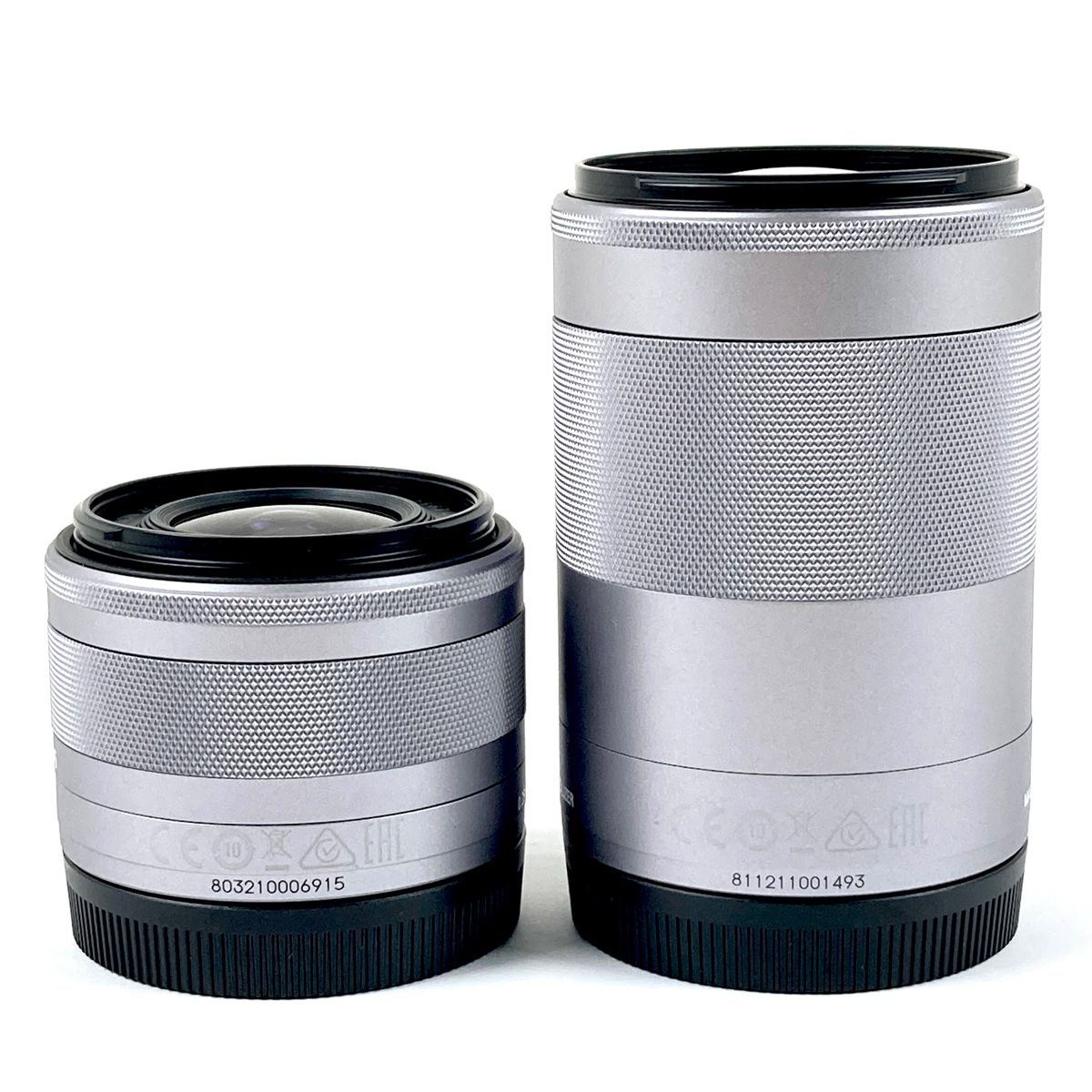 Canon EOS kiss M 美品　used 白　ダブルズームキット Canon ミラーレス一眼カメラ EOS Kiss M ダブルズームキット ホワイト