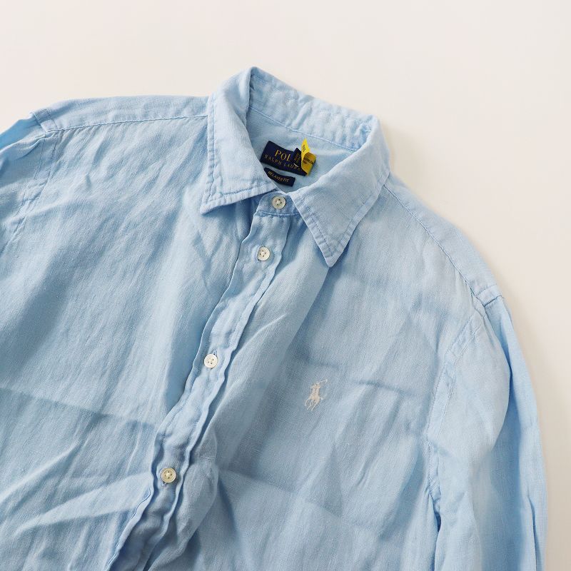 メンズ ポロラルフローレン POLO RALPH LAUREN リネン ポニー刺繍