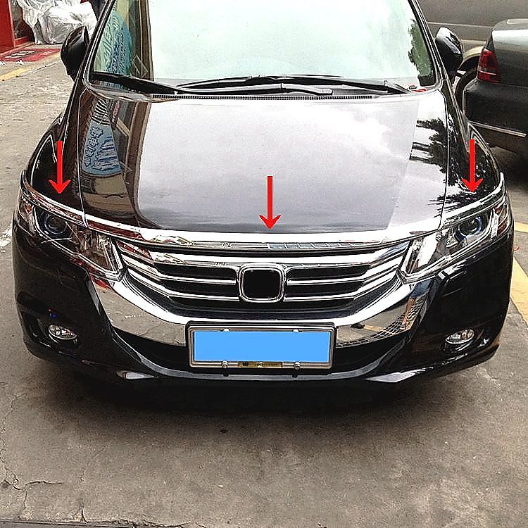 オデッセイ 型式 RB3 RB4 対応 ボンネットガーニッシュ アイライン