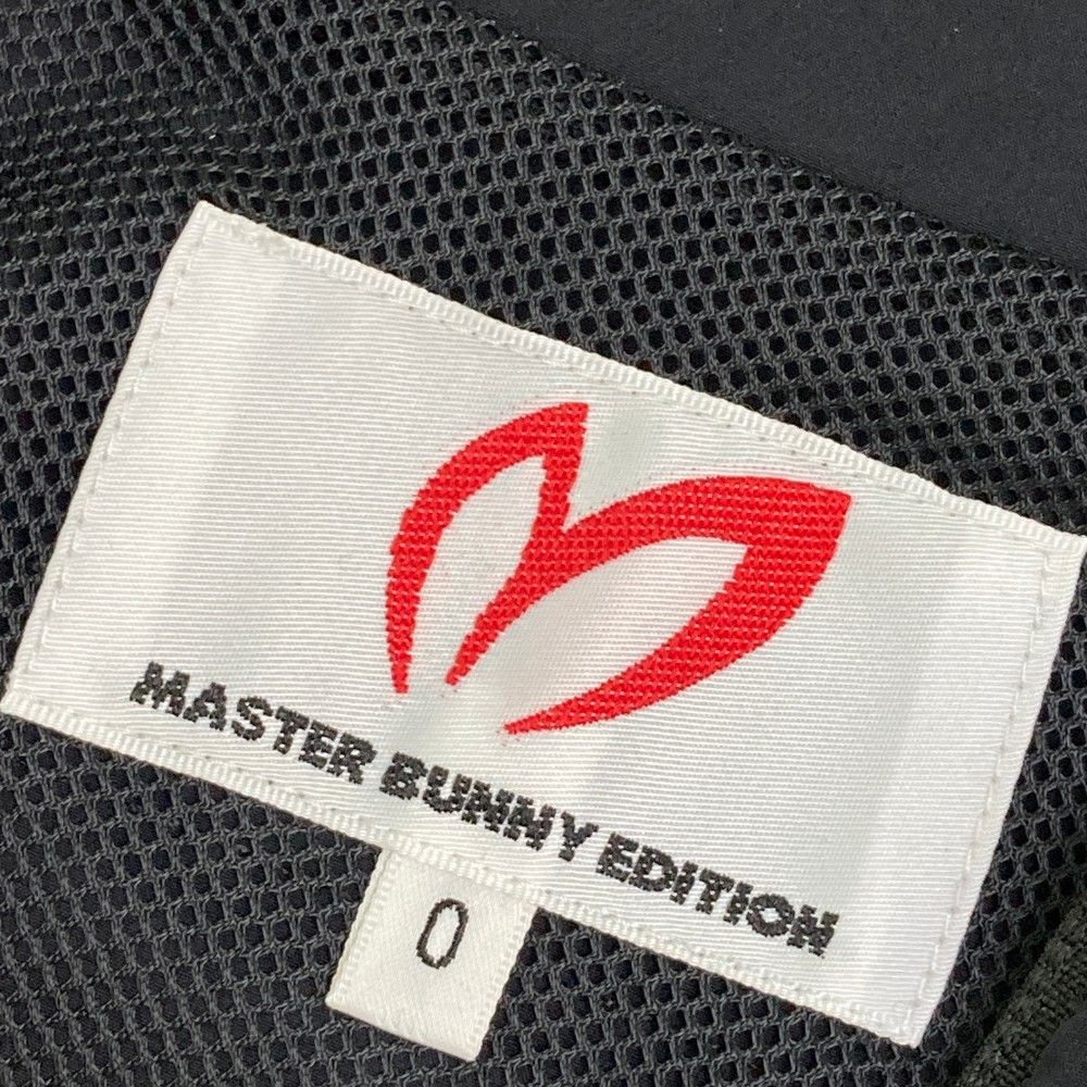 サイズ：0 MASTER BUNNY EDITION マスターバニーエディション  ジップベスト  ブラック系 [240101440886] ゴルフウェア レディース ストスト MASTER BUNNY EDITION マスターバニーエディション ジップベスト