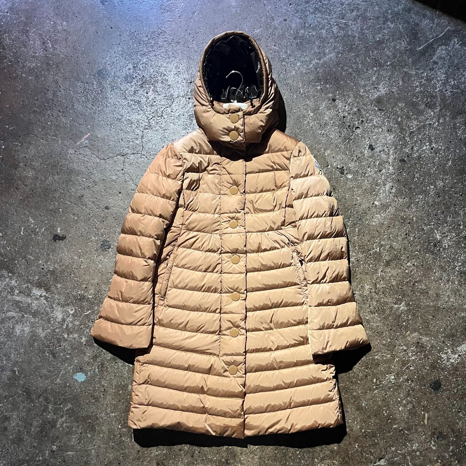 MONCLER JURA ダウンコート 1 キャメル モンクレール ジュラ レディース