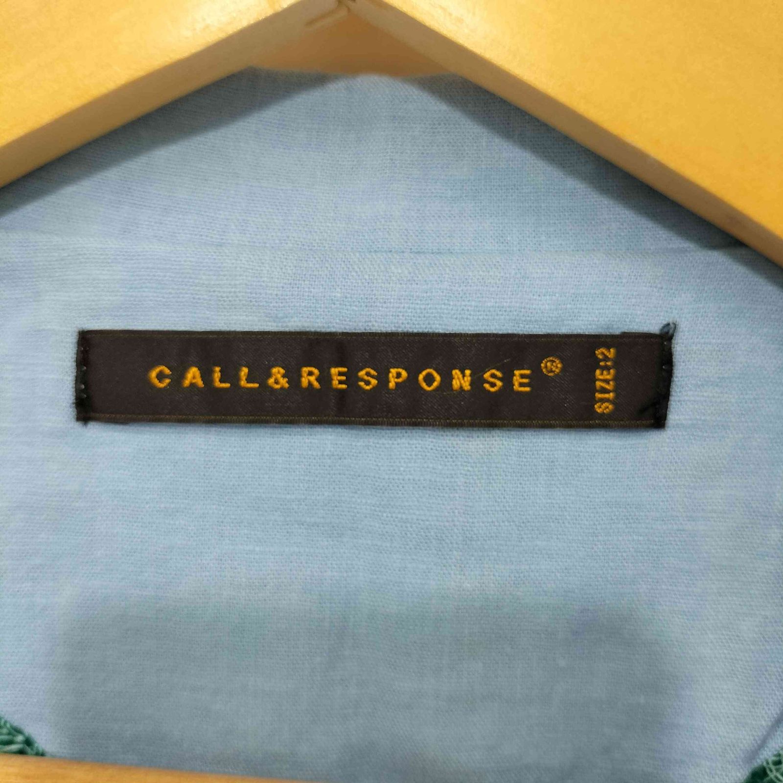 コールアンドレスポンス CALL＆RESPONSE コットンリネン テーラード 