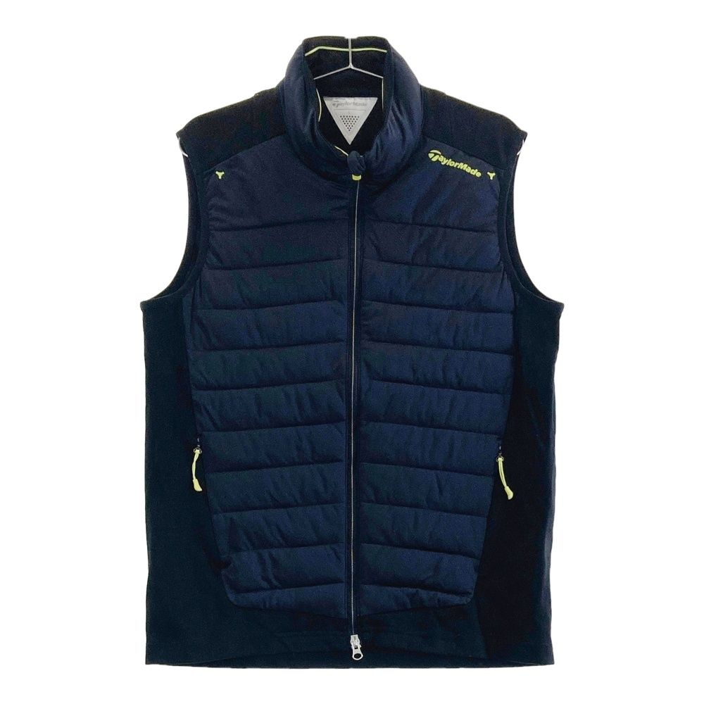 サイズ L TAYLOR MADE テーラーメイド 中綿切替 ジップベスト ブラック系 240101496979 ゴルフウェア メンズ ストスト