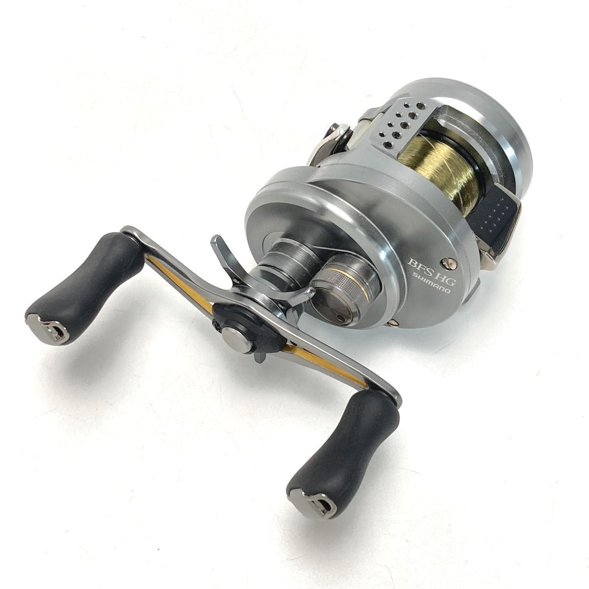 SHIMANO - ☆☆SHIMANO シマノ 17 カルカッタコンクエスト BFS HG-L 左ハンドル ベイトリール 03676 SHIMANO シマノ ベイトリール キズ有 17カルカッタコンクエスト