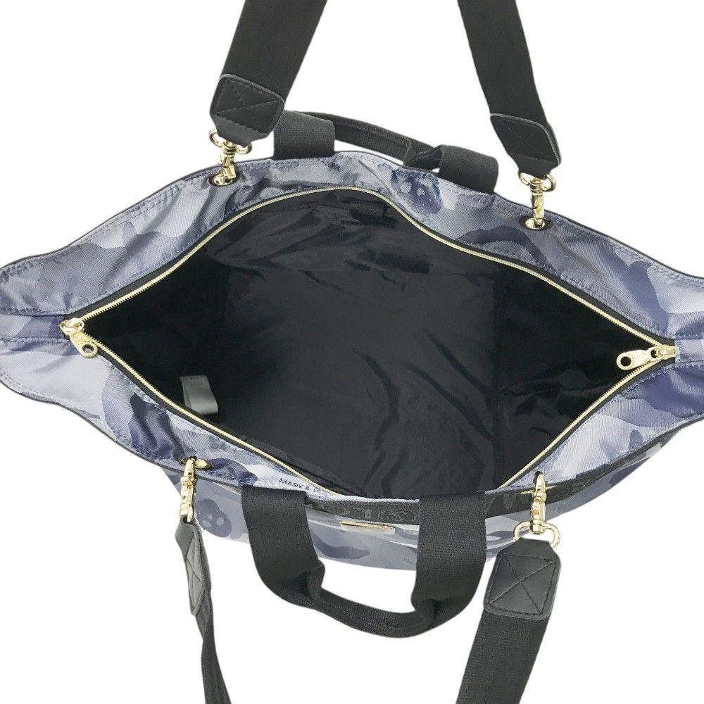 MARK&LONA マークアンドロナ 2WAY トートバッグ スカル カモフラ柄