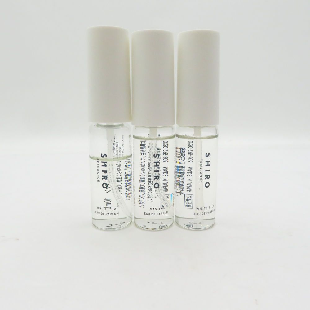 SHIRO ジェルパフューム 3本セット　サボン ホワイトリリー ホワイトティー SHIRO】LIMITED FRAGRANCE ジェルパフューム | 株式会社シロの