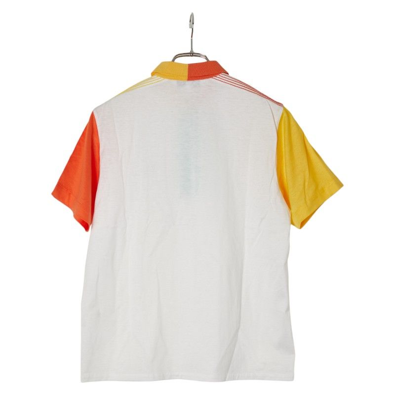 クリスチャンディオール スポーツ トリコロール ポロシャツ サイズ M ホワイト マルチ コットン レディース Christian Dior 1-0228056