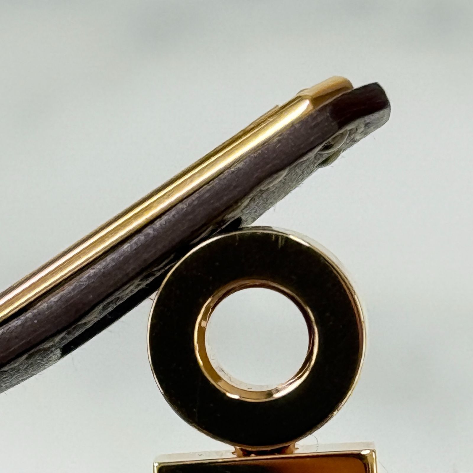 エルメス ケリーツイスト T2 グレージュ ブラウン ゴールド金具 レザー バングル ブレスレット WWW_SMP1DAWEKUDUS_SCH_ID