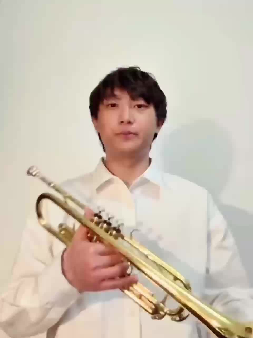 真鍮製トランペットBb
