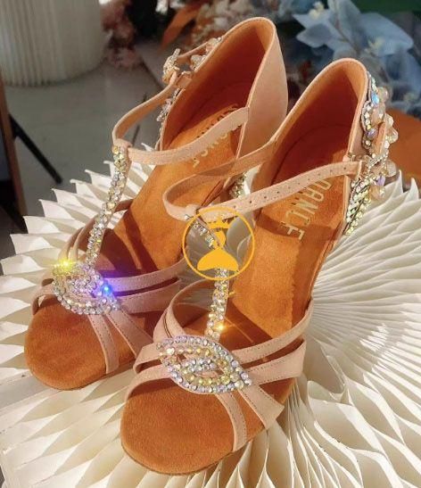 社交ダンス ラテンシューズ ストーン 22.5 ～25.0 オーダーメイド LLC-HASEGAWATOSO_COM