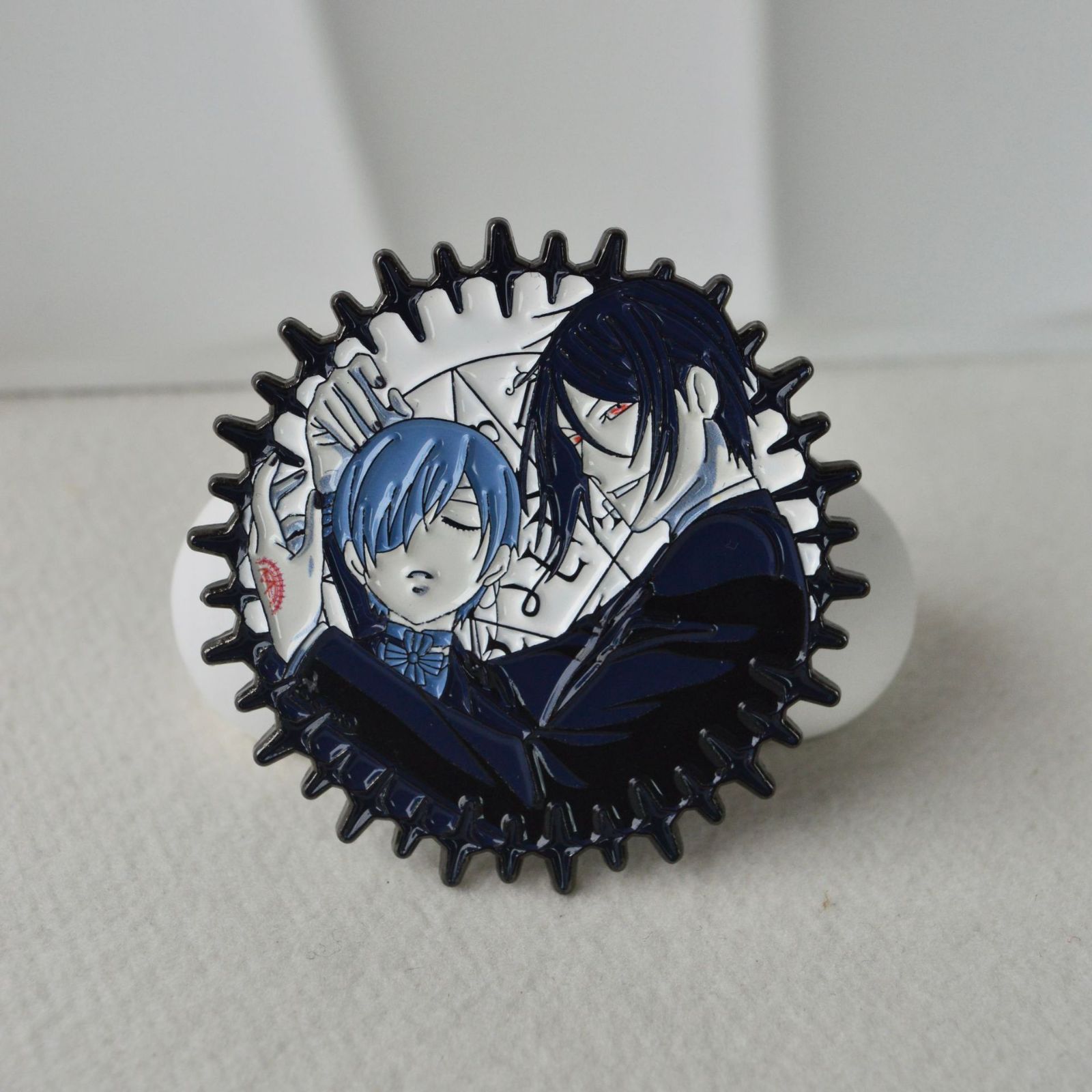 はち‼️甥っ子念入りバッグcharm⭐️黒魔術セット Tokyo Femme】（3個セット）黒執事 メタルバッジ シエル