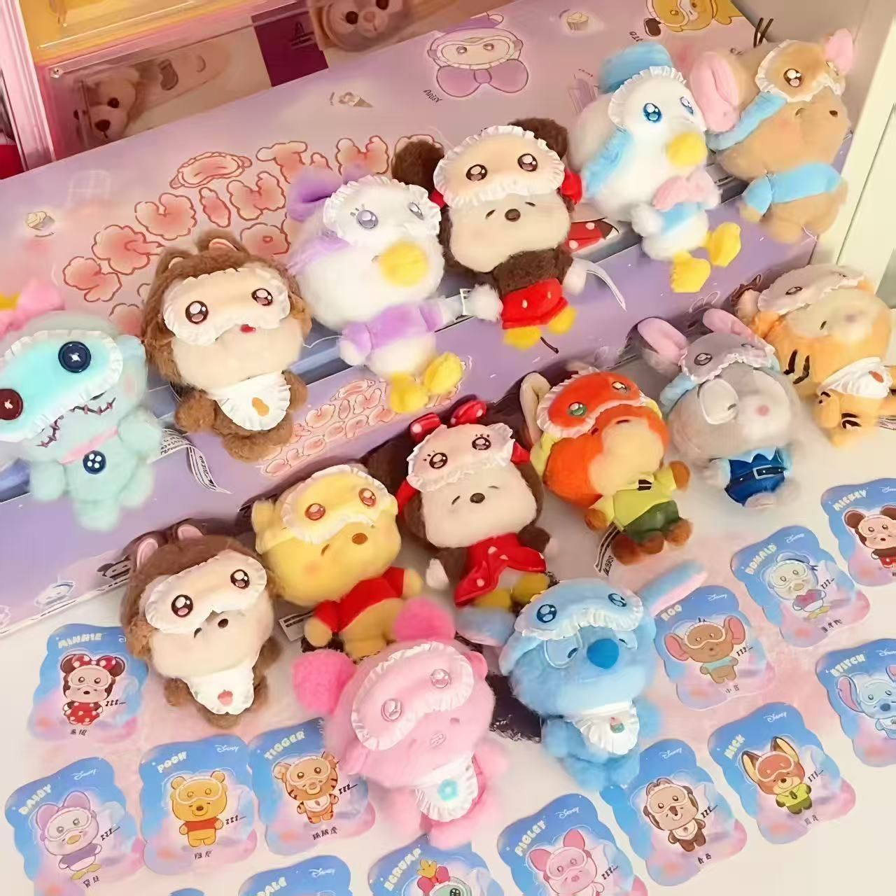 TOPTOY x ディズニー にっこりパジャマ シリーズ ぬいぐるみ