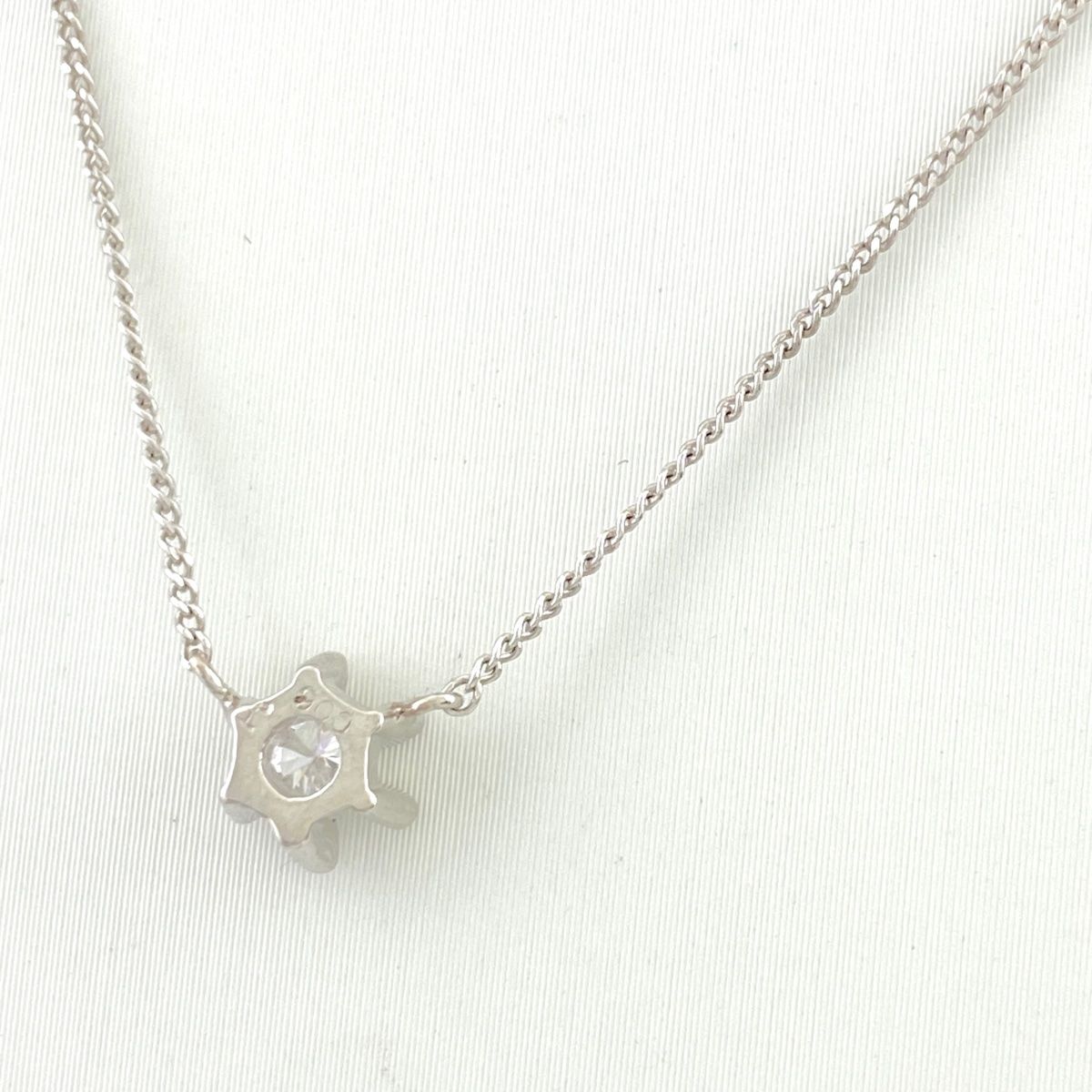 メレダイヤ デザインネックレス プラチナ ペンダント ネックレス Pt900 Pt850 ダイヤモンド レディース
