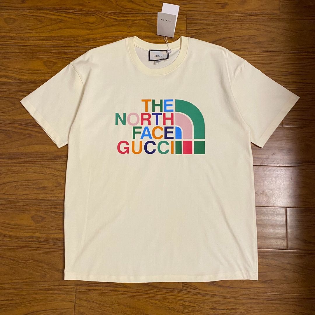 グッチＸノースフェイス コラボ Tシャツ GUCCI グッチ 男女兼用 L