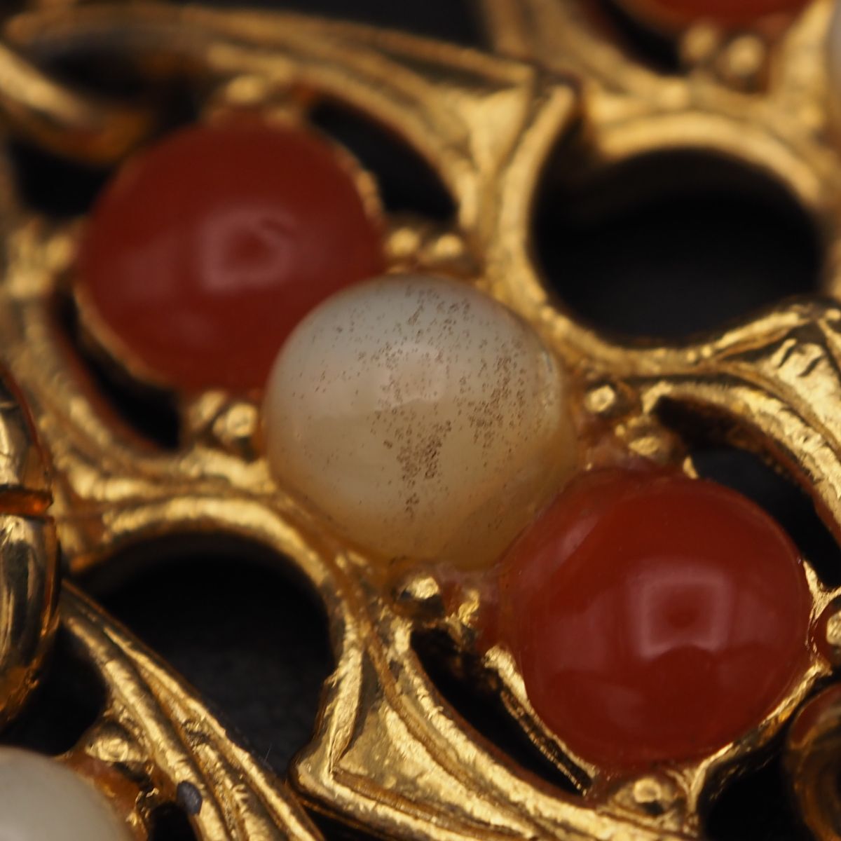 イギリス ヴィンテージ ネックレス Miracle jewellery D21 ヴィンテージ英国製ミラクルブランドの存在感あるネックレス