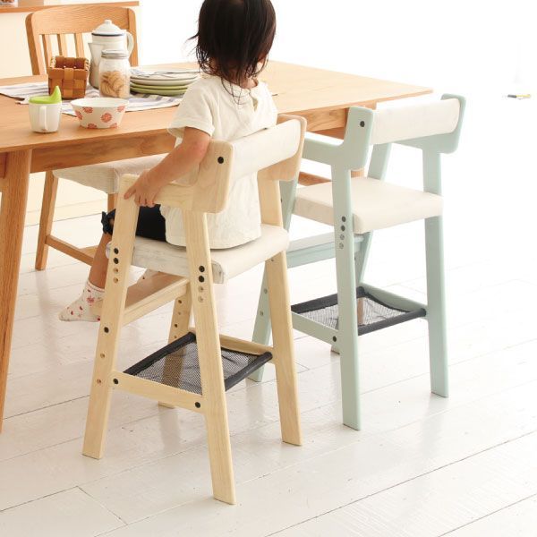 ハイチェア 木製 ベビーチェア キッズチェア 高さ調節 ダイニングチェア キッズ 天然木 おしゃれ ダイニング 高さ調整 YOLEO ベビーハイチェア レビュー特典 椅子 ハイ