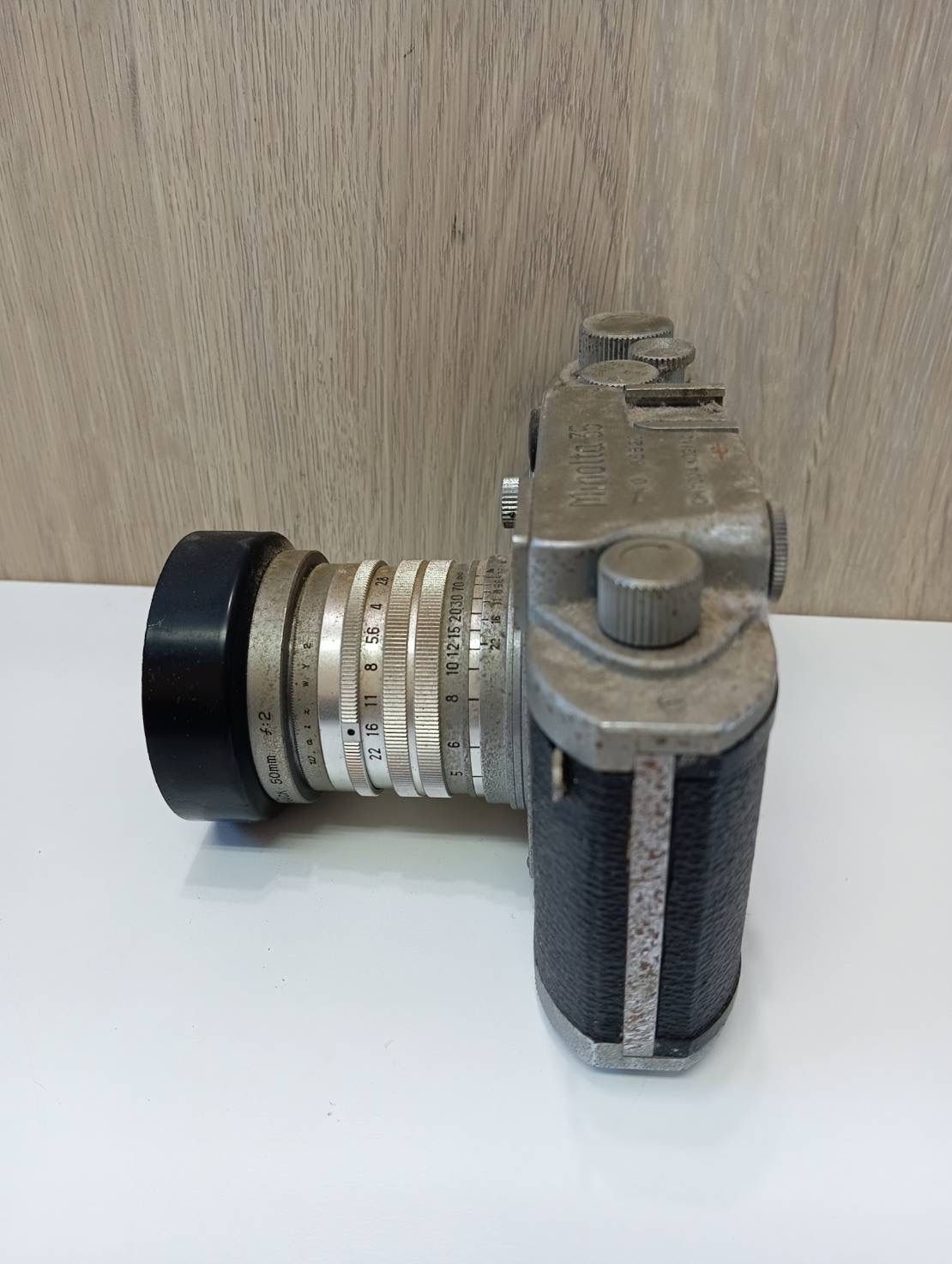 品 千代田光学精工 コニカミノルタ レンジファインダーカメラ Minolta 35 モデルII CHIYOKO SUPER ROKKOR 1 2 8 f 5 cm