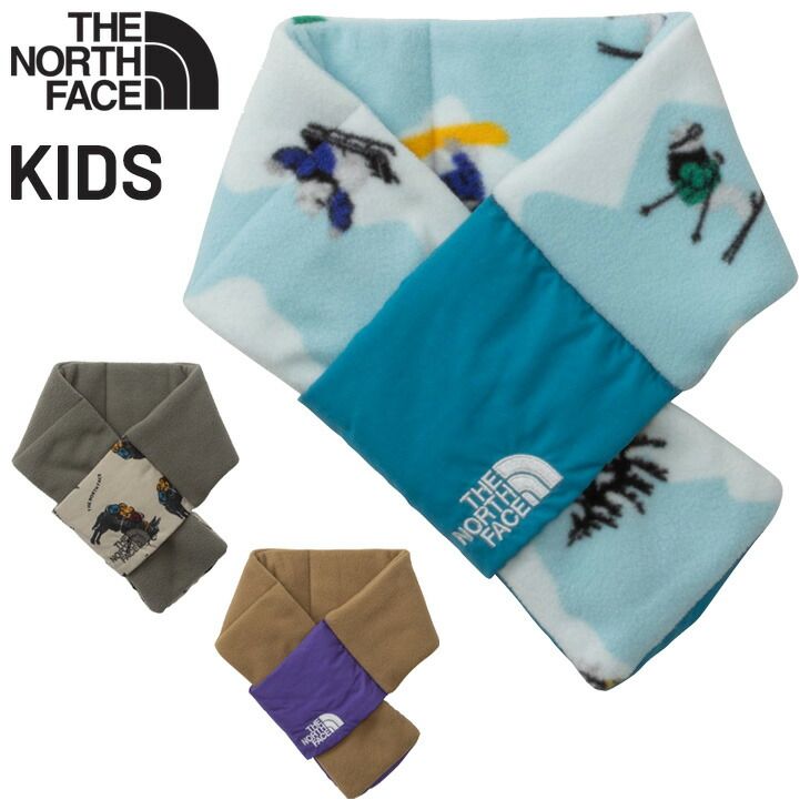 ノースフェイス ベビー フリース マフラー THE NORTH FACE キャンベルフリースマフラー 子ども用 赤ちゃん 保温 防寒アイテム ポケッタブル 携帯 コンパクト アウトドア アクセサリー カジュア