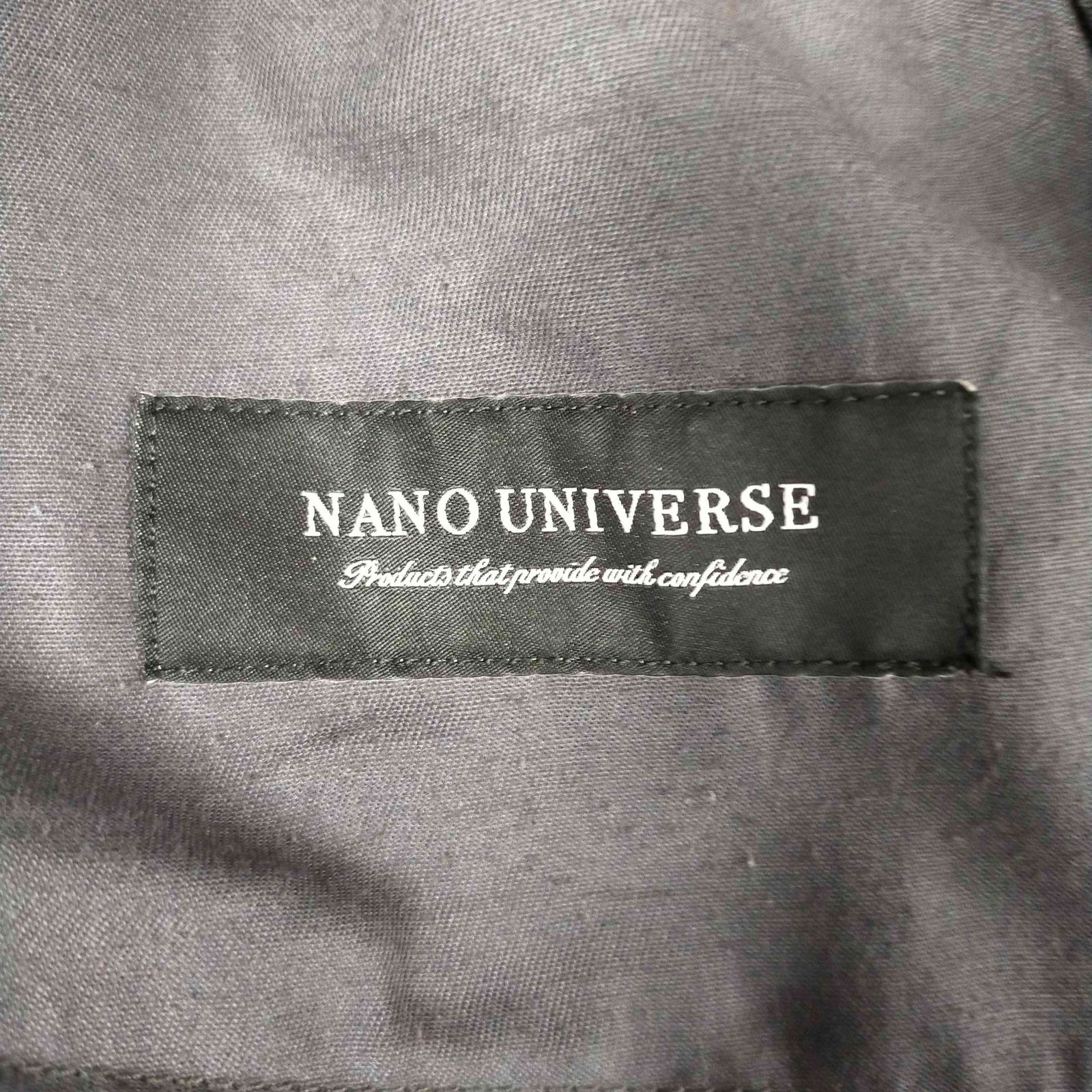 ナノユニバース nano universe ポリビスコースタックテーパードイージークロップドパンツ メンズ JPN：L メルカリShops