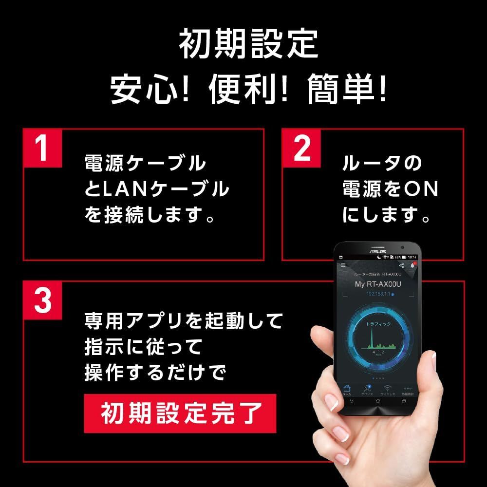 数量限定 TUF-AX4200 WiFi 無線 ルーター 最新規格WiFi6 3603+574Mbps