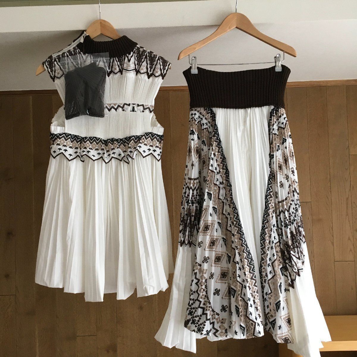 Sacai サカイ セットアップ スカート ワンピース1