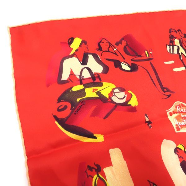 エルメス HERMES スカーフ カレ70 Rendez-vous Rive Gauche 中古