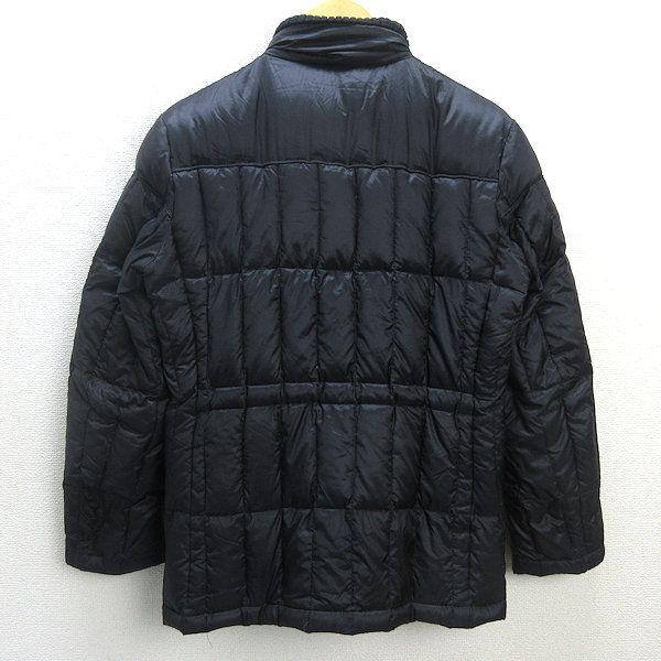 H■23区 HOMME PERTEX ダウンジャケット ブルゾン【46】黒/MENS■119【中古】