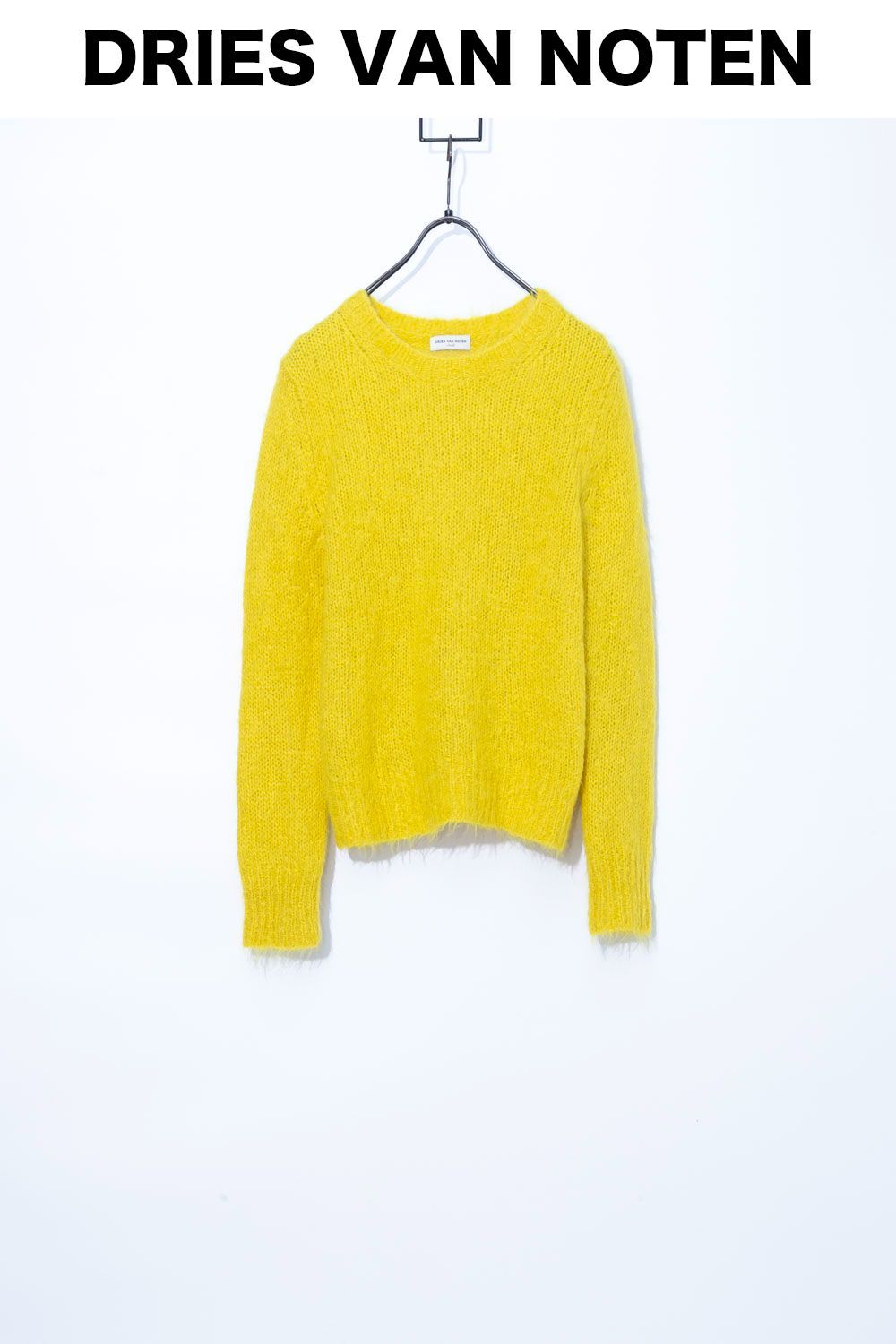 DRIES VAN NOTEN(ドリスヴァンノッテン) / 20AW/アルパカ混ニット・セーター(厚手)/M/ウール/YLW/レオパード/73-02-04-02001//  | 古着の販売・通販ならセカンドストリート Dries Van Notten ドリスヴァンノッテン　アルパカ ウール　ニット