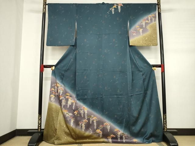 平和屋着物○訪問着 松 暈し染め 金彩 正絹 逸品 AABB7342ck - メルカリ