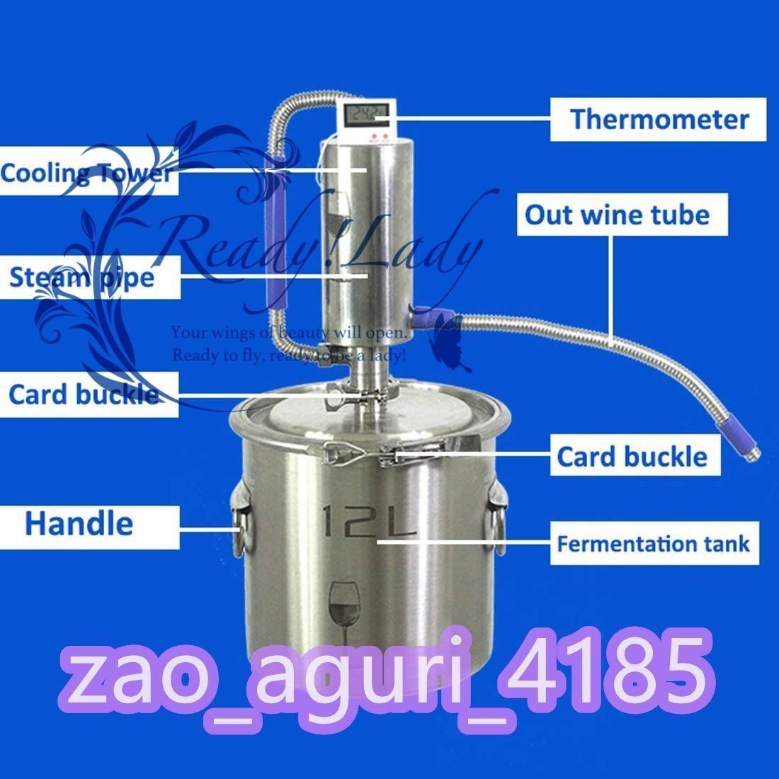 水アルコール蒸留器ステンレス鋼