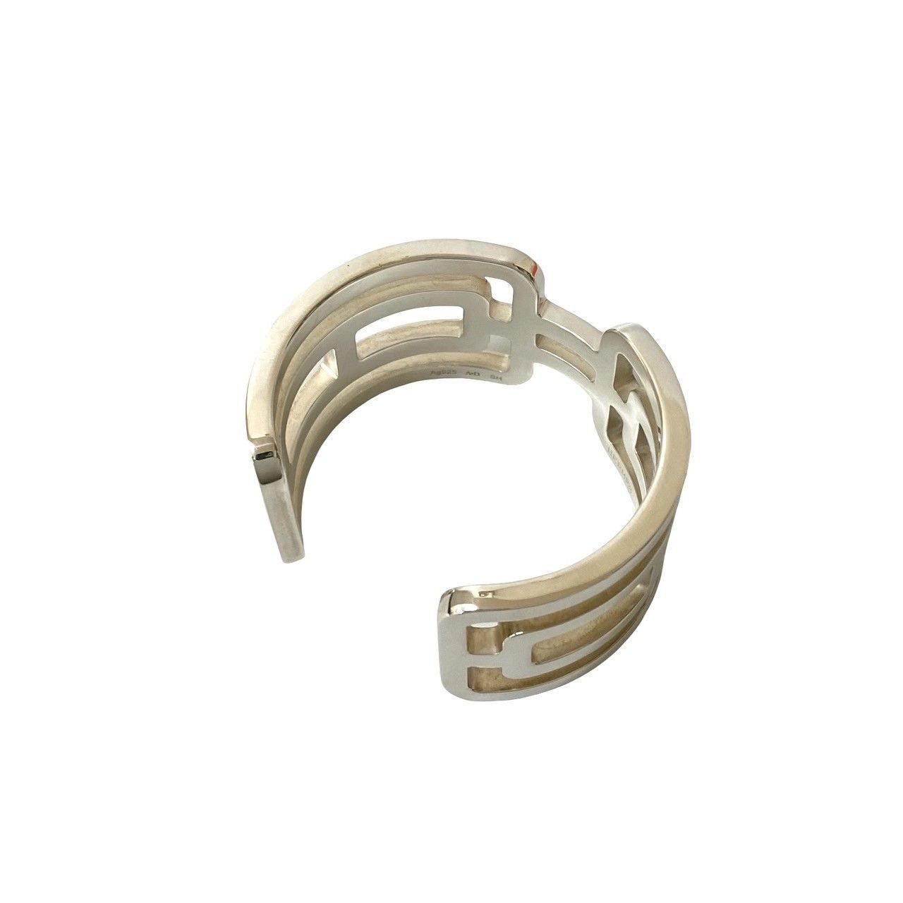 【底値】 HERMES バングル 極 美品 希少品 HERMES エルメス アルルカン バングル シルバー