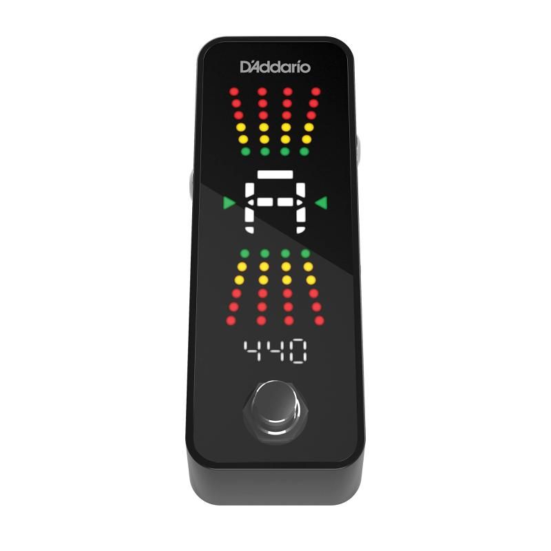 D Addario ダダリオ ペダルチューナー クロマチックタイプ Chromatic Pedal Tuner Plus バッファードバイパス|トゥルーバイパス切替機能付 PW-CT-23 bl
