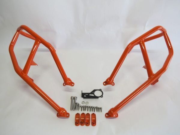 品 KTM 1290 1190 1050 アドベンチャー アンダーエンジンガード 橙 a40