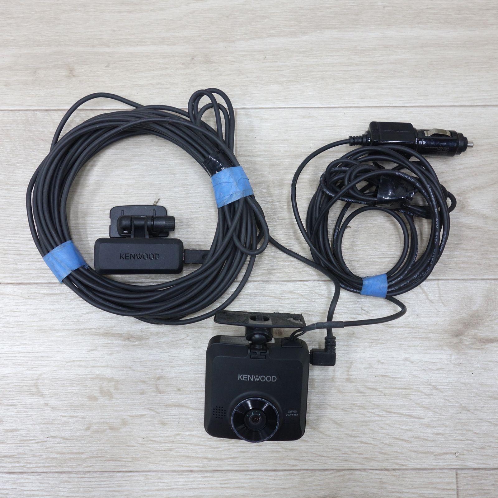送料無料 付属品付き 22年製◆Kenwood ケンウッド 前後 撮影 対応 2カメラ ドライブレコーダー DRV-MR570 ドラレコ◆