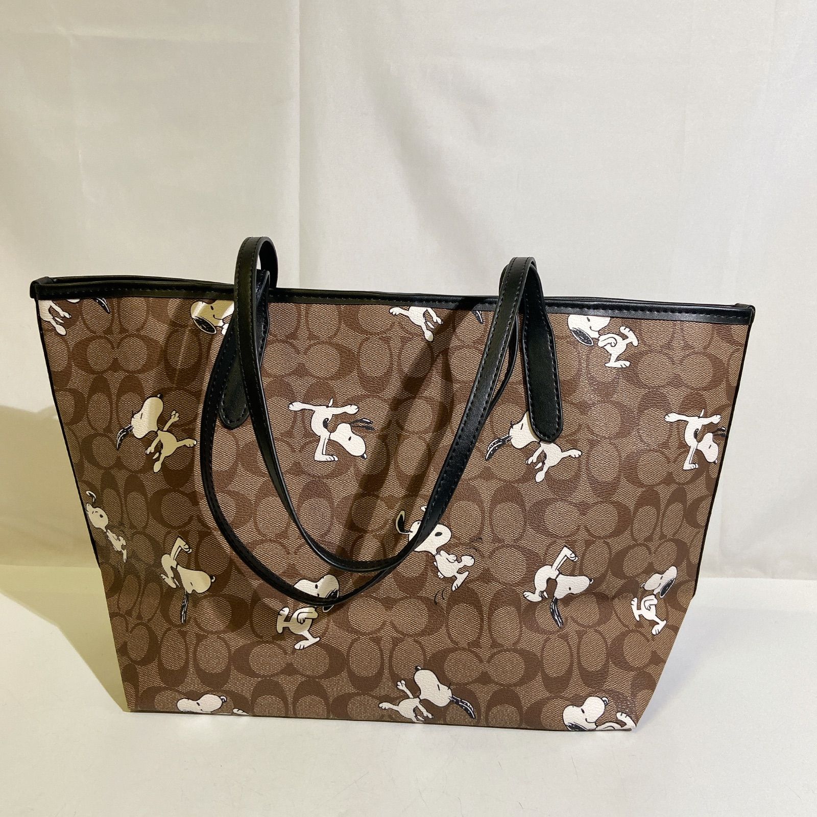 美品】COACH コーチ トートバッグ ショルダーバッグ シグネチャー 