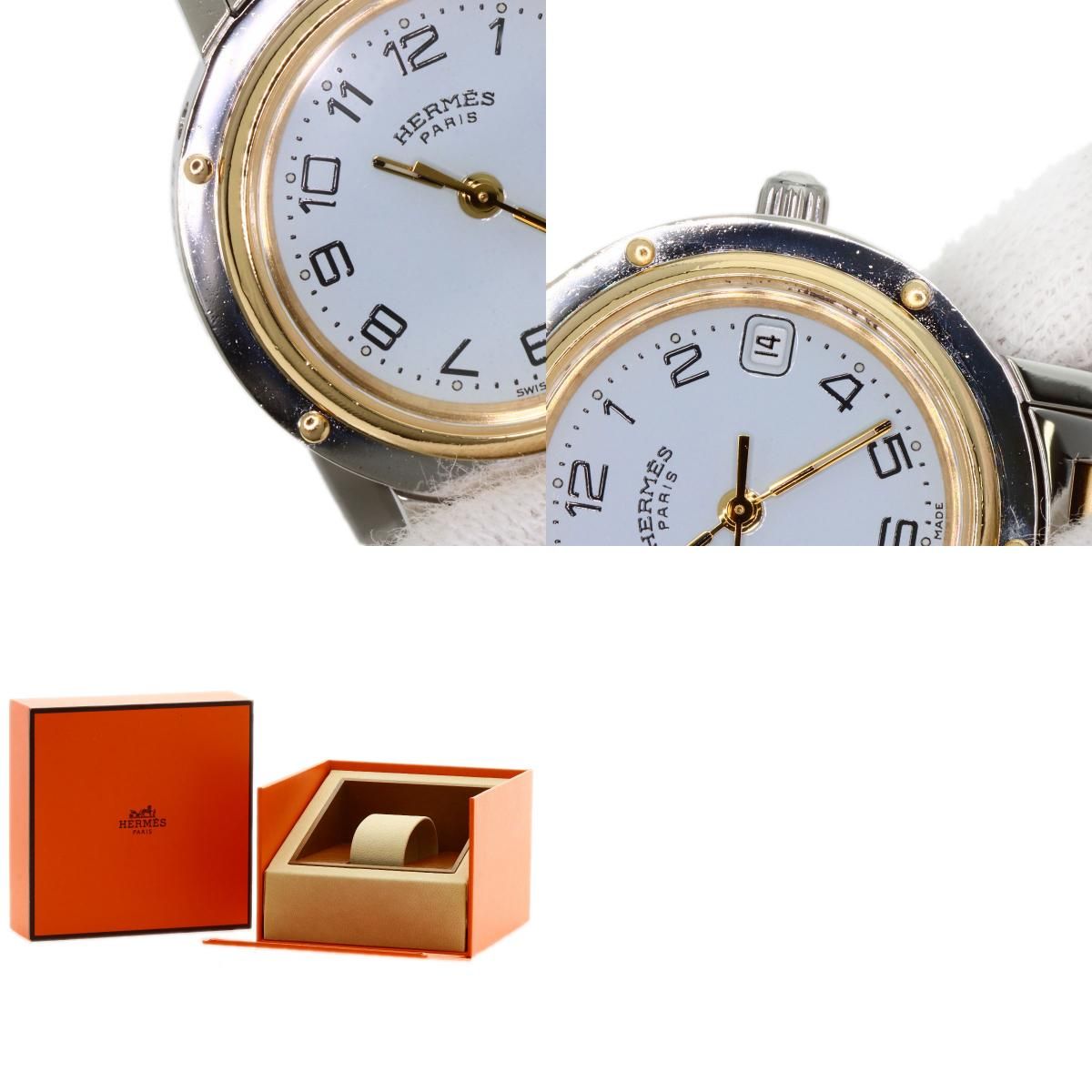 エルメス クリッパー コンビ CL4.220 SSxGP クォーツ エルメス  