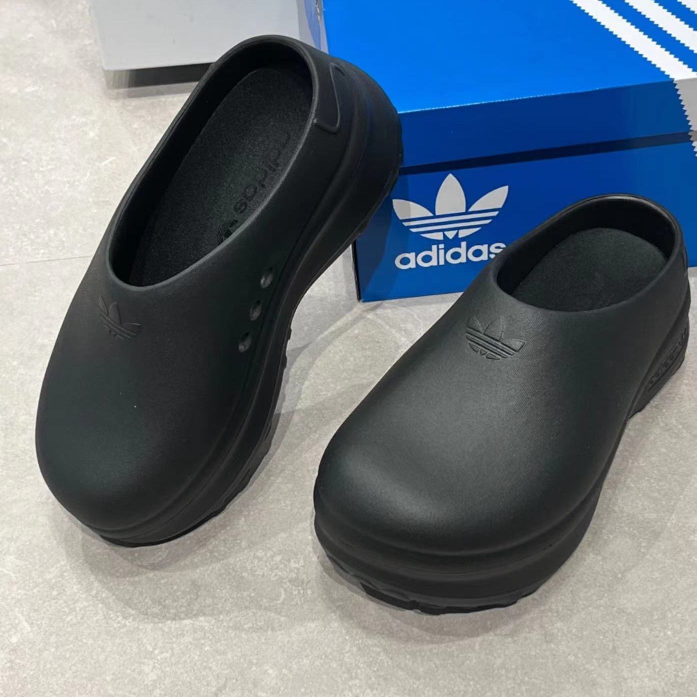 新品未使用 adidas originals AdiFOM Stan Smith Mule Mule アディダスオリジナルス adidasスタンスミス 厚底 ミュール サンダル コアブラック