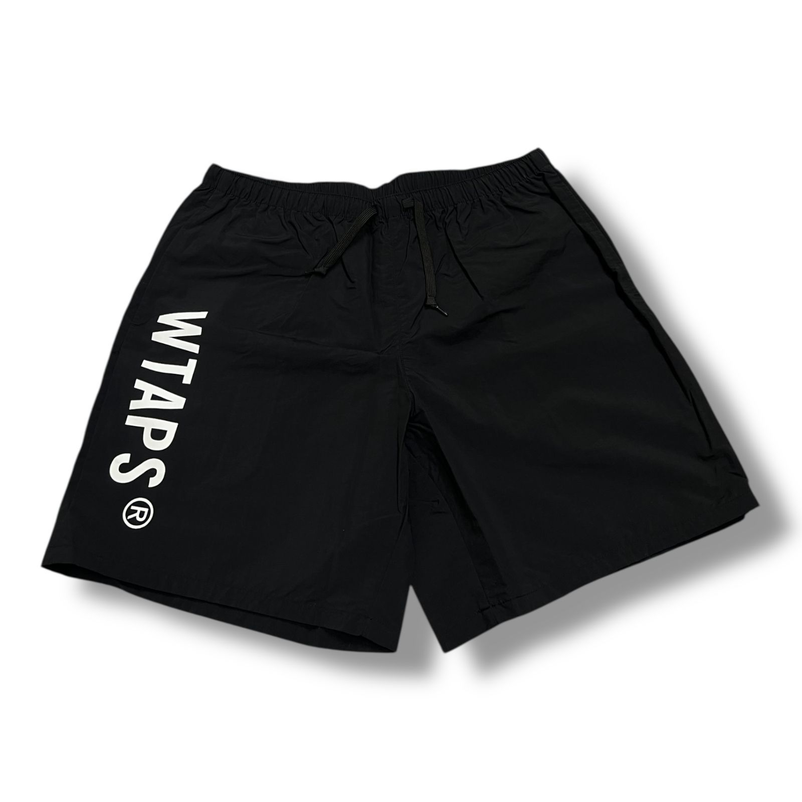 参考上代24200円 WTAPS 24SS SHORTS | NYLON. TUSSAH. PERTEX®. SIGN ナイロン パーテックス イージー ショーツ ハーフパンツ ダブルタップス 241CWDT-PTM08 ブラック 4 77702A5