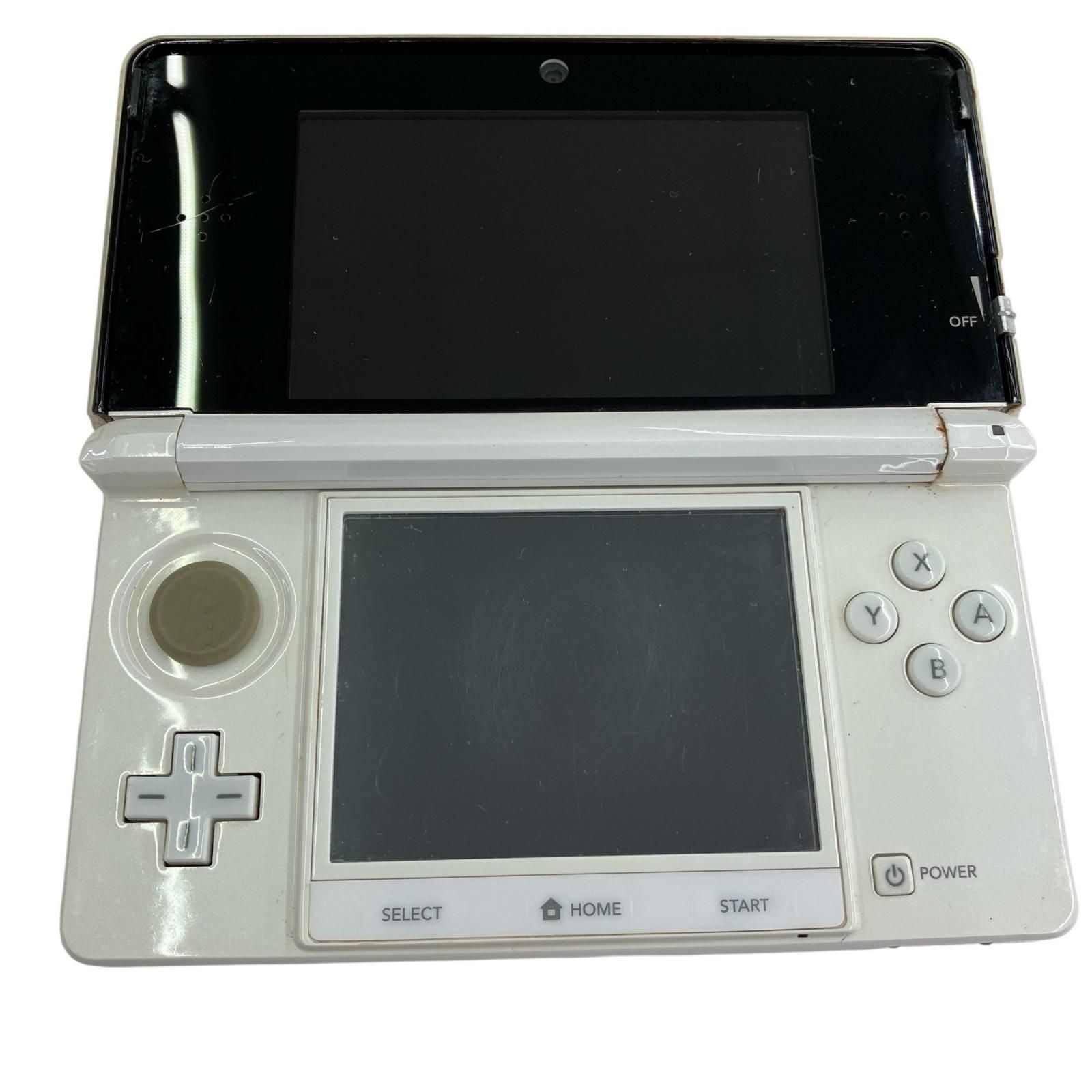 ニンテンドー3DS - 【動作確認済】ニンテンドー3DS本体 ホワイト　任天堂 Nintendo 186000 ジャンク品 Nintendo 任天堂 ニンテンドウ Nintendo 3DS