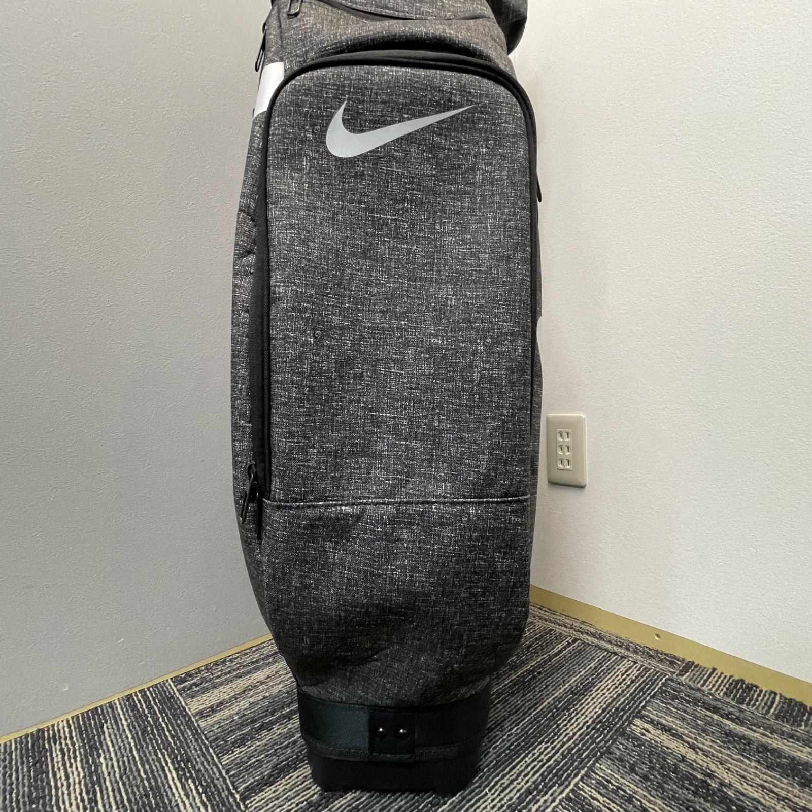 Nike キャディバッグ ブラック ※状態 考慮 NPA】NIKE ナイキ キャディバッグ ゴルフバッグ グレー×ブラック