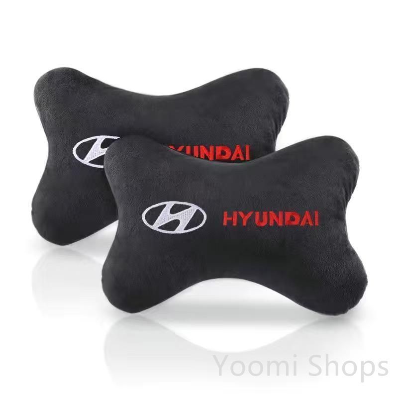 【新品未使用】ヒュンダイ HYUNDAI車用 ネックピローネックパッド クッション ヘッドレストネックピロードライブ 頸椎を保護する 疲労防止 2個セット ocp28
