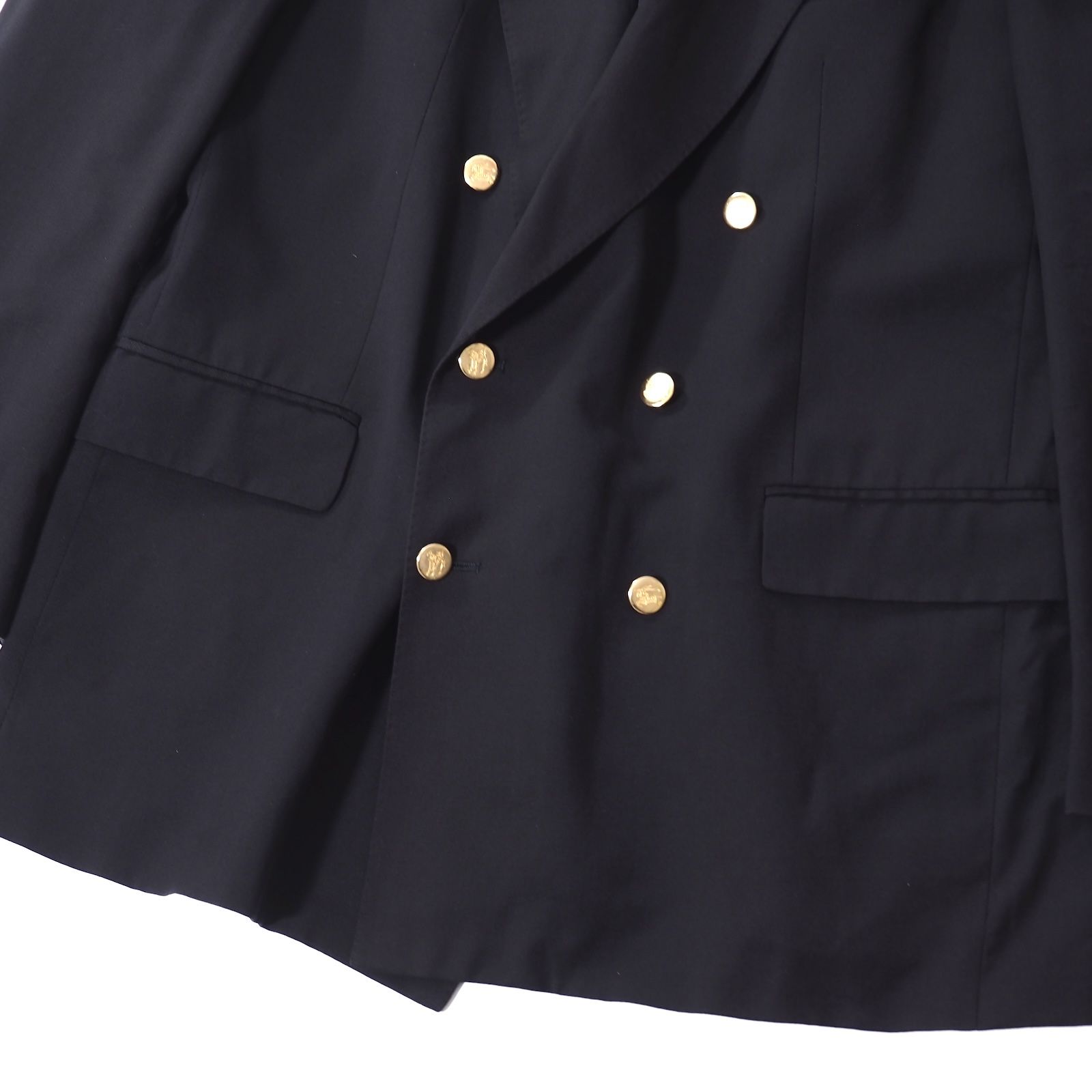 バーバリー Burberrys ウール 金ボタン ダブルブレスト ジャケット