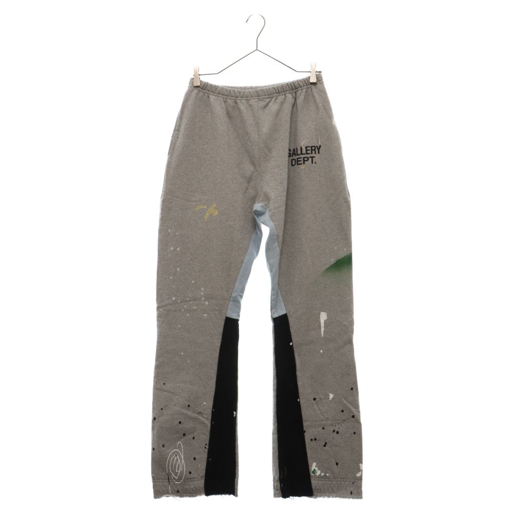 GALLERY DEPT. (ギャラリーデプト) GD LOGO PAINTED FLARE SWEAT PANTS ペイント加工  フレアスウェットパンツ グレー - メルカリ