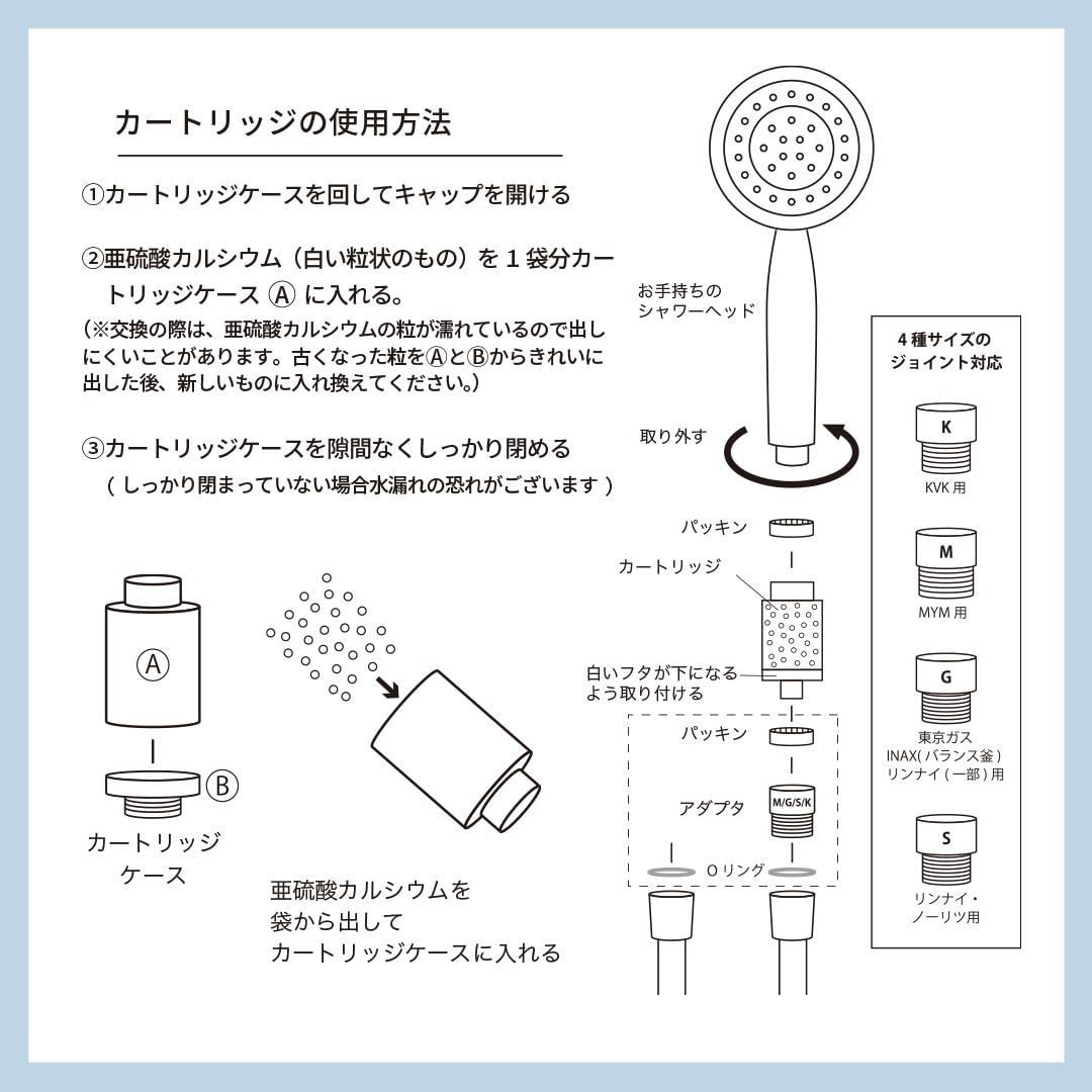 シャワーヘッド 詰め替え用