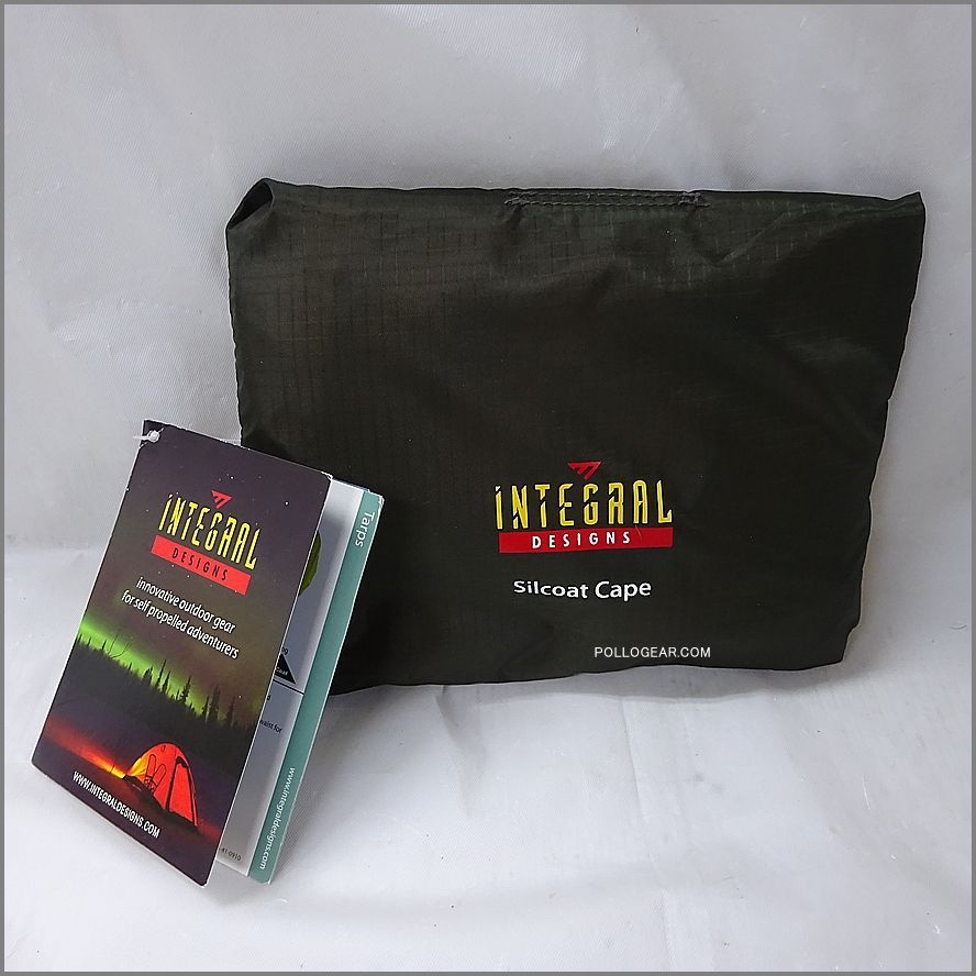 2012 デッドストック INTEGRAL DESIGNS Silcoat Cape シルナイロン シルコートケープ ウルトラライト ポンチョ インテグラルデザイン