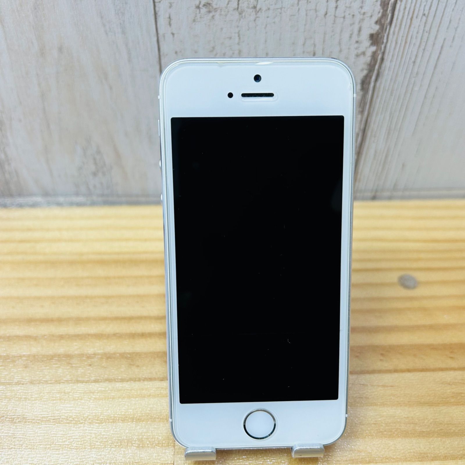 ジャンク品】iPhone 5s シルバー モデルA1453 - 液晶割れ・電源不良